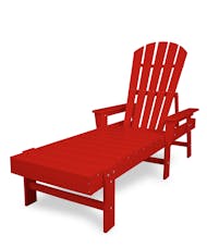 South Beach Chaise - Sunset Red