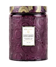 Voluspa Large Jar Candle - Santiago Huckleberry