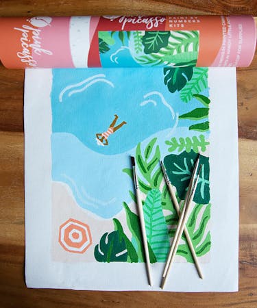 Tropic Like It's Hot - Paint by Numbers Kit