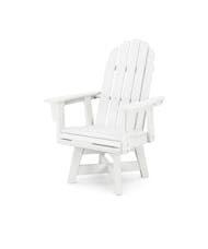 Vineyard Adirondack Swivel Dining Chair - White
