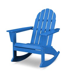 Vineyard Adirondack Rocking Chair - Pacific Blue
