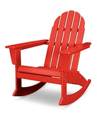 Vineyard Adirondack Rocking Chair - Sunset Red