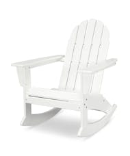 Vineyard Adirondack Rocking Chair - White Vintage Finish