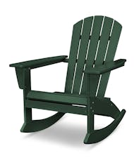 Nautical Adirondack Rocking Chair - Green