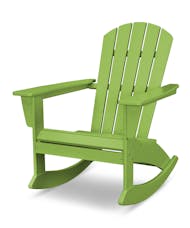 Nautical Adirondack Rocking Chair - Lime