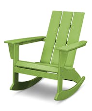 Modern Adirondack Rocking Chair - Lime