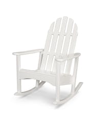 Classic Adirondack Rocking Chair - White