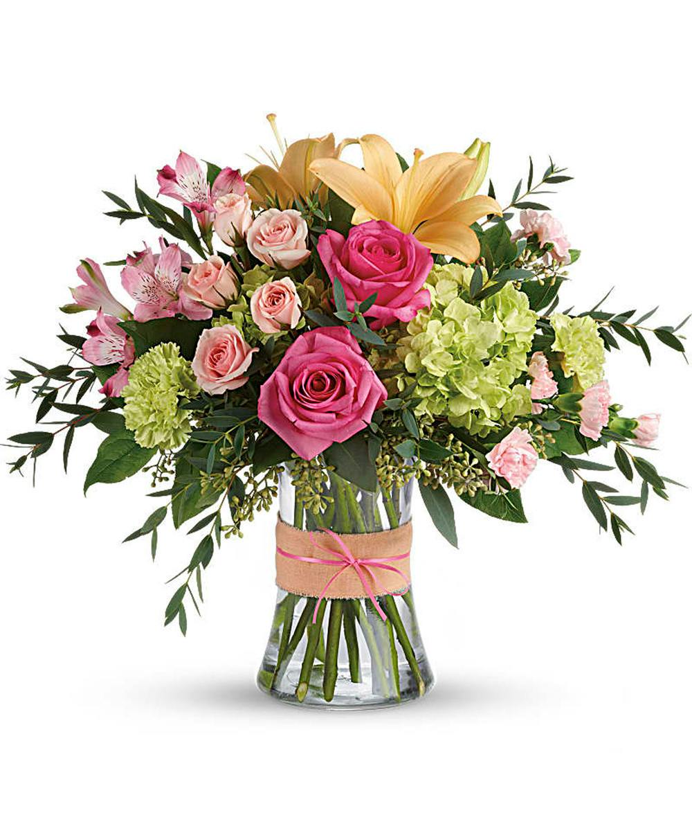 Blush Life Bouquet Gainan's Flowers Billings MT