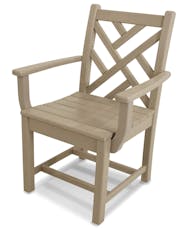 Chippendale Dining Arm Chair - Sand
