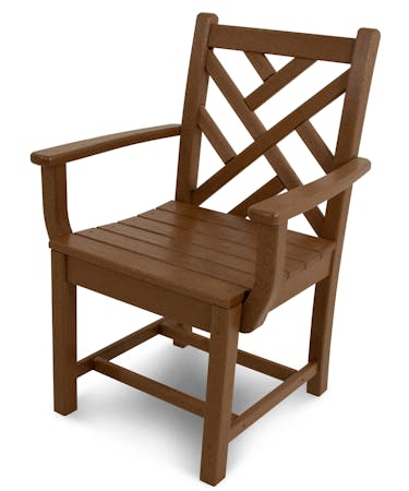 Chippendale Dining Arm Chair - Teak