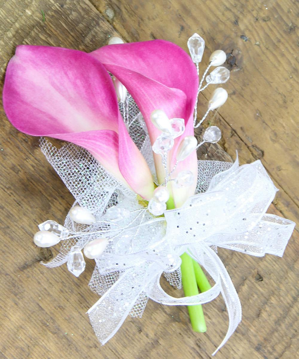 Mini Calla Lily Corsage | Gainan's Flowers - Billings MT