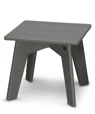 Riviera Modern Side Table - Slate Grey