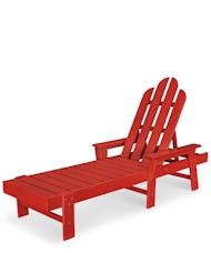 Long Island Chaise - Sunset Red