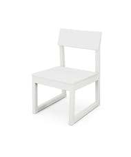 Edge Dining Side Chair - White