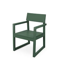 Edge Dining Arm Chair - Green