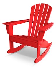 Palm Coast Adirondack Rocking Chair - Sunset Red