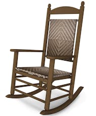 Jefferson Rocking Chair - Teak with Cahaba Weave