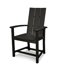 Modern Adirondack Dining Chair - Black