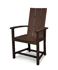 Modern Adirondack Dining Chair - Mahogany