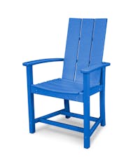 Modern Adirondack Dining Chair - Pacific Blue