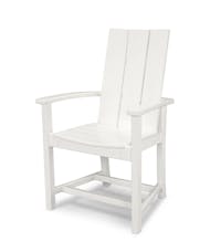 Modern Adirondack Dining Chair - White