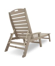 Nautical Chaise with Arms - Sand