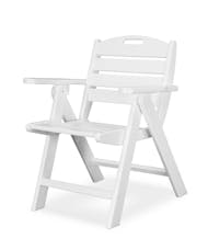 Nautical Lowback Chair - White