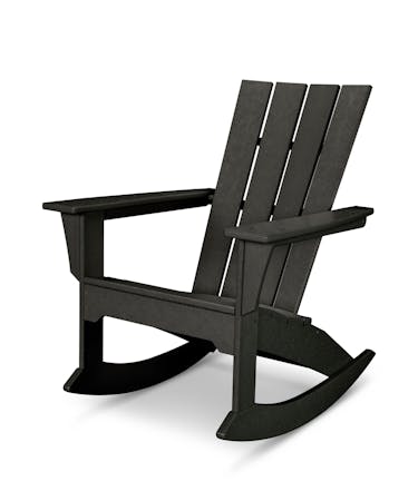 Quattro Adirondack Rocking Chair - Black