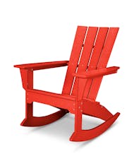 Quattro Adirondack Rocking Chair - Sunset Red