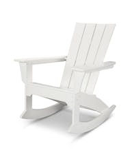 Quattro Adirondack Rocking Chair - White