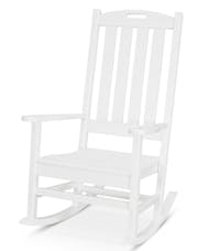 Nautical Porch Rocking Chair - White