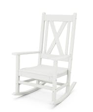 Braxton Porch Rocking Chair - Vintage White Finish