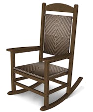 Presidential Woven Rocking Chair - Teak/Cahaba