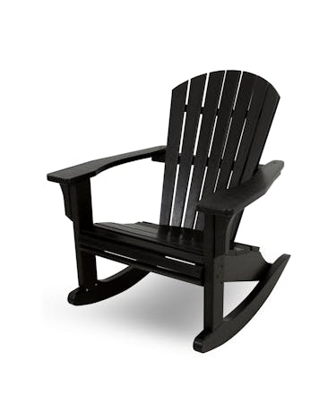 Seashell Rocking Chair - Black