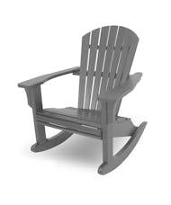Seashell Rocking Chair - Slate Grey