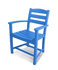 La Casa Cafe Dining Arm Chair - Pacific Blue