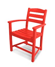 La Casa Cafe Dining Arm Chair - Sunset Red