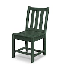 Traditional Garden Dining Side Chair - Green