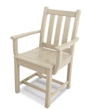Traditional Garden Dining Arm Chair - Sand