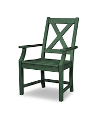 Braxton Dining Arm Chair - Green