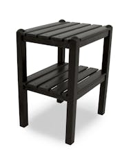 Two Shelf Side Table - Black