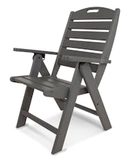 Nautical Highback Chair - Slate Grey